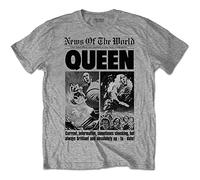 Queen News of The World 40th Front Page Camiseta Oficial con Licencia Music