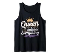 Queen Of Absolutely Everything Feminismo de confianza -- Camiseta sin Mangas