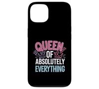 Queen Of Absolutely Everything Feminismo de confianza |---- Carcasa para iPhone 13