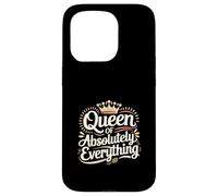 Queen Of Absolutely Everything Feminismo de confianza ---- Carcasa para iPhone 15 Pro