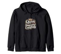 Queen Of Absolutely Everything Feminismo de confianza ---- Sudadera con Capucha