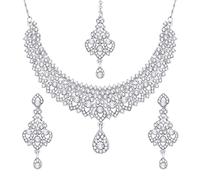 Queen of Diamonds - Gargantilla de aleación chapada en plata para mujer, sin piedras preciosas