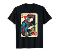 Queen of Heart Knitting Yarn Lovers Camiseta