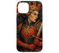 Queen of Heart Playing Card Paper Cut Lucky Poker Carcasa para iPhone 13