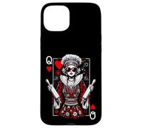 Queen Of Hearts Chef Chic Bakery, genial juego de cartas para hornear Carcasa para iPhone 15 Plus