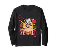 Queen of Hearts Saluda al Amor Propio Fabulous Vibes Wine Manga Larga