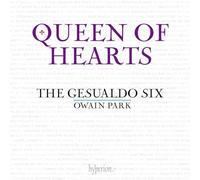 Queen of Hearts. Œuvres vocales sacrées. The Gesualdo Six, Park.