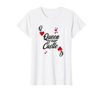 Queen of Our Castle Love Hearts Día de la Madre Funny Mum Camiseta