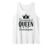 Queen of Shananigans Malarkey Shenanigator Shenanigan Squad Camiseta sin Mangas