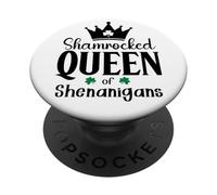 Queen of Shananigans Malarkey Shenanigator Shenanigan Squad PopSockets PopGrip Adhesivo