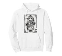 Queen of Spades Royal Cat Vintage - Juego de Cartas Sudadera con Capucha