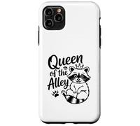 Queen of The Alley Funny Trash Panda Raccoon Carcasa para iPhone 11 Pro MAX