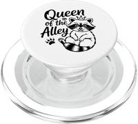 Queen of The Alley Funny Trash Panda Raccoon PopSockets PopGrip para MagSafe