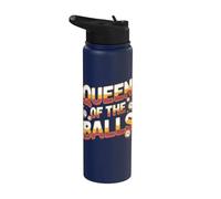 Queen Of The Balls - Divertido jugador de bingo Stainless Steel Insulated Water Bottle