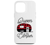 Queen of The Camper Buffalo Mujer Camper Camping Traveler Carcasa para iPhone 13 Pro MAX