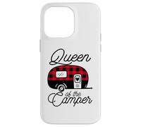 Queen of The Camper Buffalo Mujer Camper Camping Traveler Carcasa para iPhone 14 Pro MAX