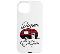 Queen of The Camper Buffalo Mujer Camper Camping Traveler Carcasa para iPhone 15 Plus