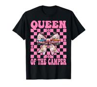 Queen of The Camper RV Camping Camper Autocaravana Chica Mamá Camiseta