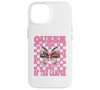 Queen of The Camper RV Camping Camper Autocaravana Chica Mamá Carcasa para iPhone 14