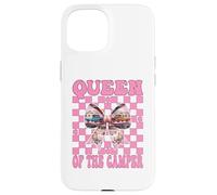 Queen of The Camper RV Camping Camper Autocaravana Chica Mamá Carcasa para iPhone 15