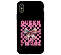 Queen of The Camper RV Camping Camper Autocaravana Chica Mamá Carcasa para iPhone X/XS