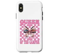 Queen of The Camper RV Camping Camper Autocaravana Chica Mamá Carcasa para iPhone X/XS