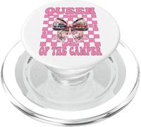 Queen of The Camper RV Camping Camper Autocaravana Chica Mamá PopSockets PopGrip para MagSafe