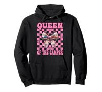 Queen of The Camper RV Camping Camper Autocaravana Chica Mamá Sudadera con Capucha
