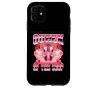 Queen of The Coop Chicken Farmer Farming al Estilo Pirata de los 90 Carcasa para iPhone 11