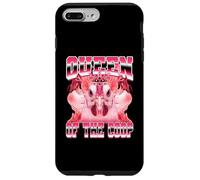 Queen of The Coop Chicken Farmer Farming al Estilo Pirata de los 90 Carcasa para iPhone 7 Plus/8 Plus
