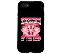 Queen of The Coop Chicken Farmer Farming al Estilo Pirata de los 90 Carcasa para iPhone SE (2020) / 7/8