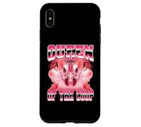 Queen of The Coop Chicken Farmer Farming al Estilo Pirata de los 90 Carcasa para iPhone XS MAX