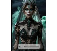 Queen Of The Dark Lined Journal Notebook | 6" x 9", 60 sheets /120 pages | Never Give Up