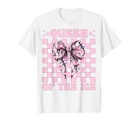 Queen of The Ice Skating Patinaje artístico Patinador artístico Niña Camiseta