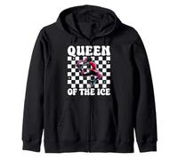 Queen of The Ice Skating Patinaje artístico Patinador artístico Niña Sudadera con Capucha