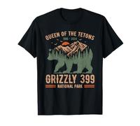 Queen Of The Tetons Grizzly 399 Bear Lover Preserve Protect Camiseta