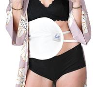 QUEEN OF THE THRONES Paquete de aceite de ricino para hígado (compresa) - Sin calor, menos desorden, reutilizable - Franela de algodón orgánico, ajuste cómodo, correas suaves y diseñado por médicos