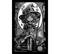 Queen of Wands Tarot Card Notebook: Gothic Girls - Tarot Card Notebook (Black Cover Edition)