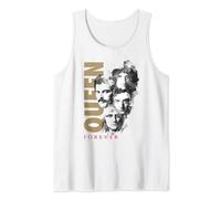 Queen Official Faces Ink Forever Camiseta sin Mangas