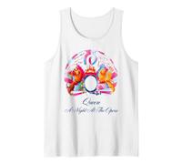 Queen Oficial A Night At The Opera Camiseta sin Mangas, Hombre, Blanco, L