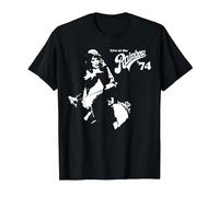 Queen Oficial Live At The Rainbow 74 Freddie Camiseta, Hombre, Negro, XL