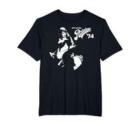 Queen Oficial Live At The Rainbow 74 Freddie Camiseta, Hombre Tallas Grandes, Negro, 6X Alto