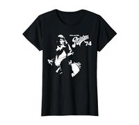 Queen Oficial Live At The Rainbow 74 Freddie Camiseta, Mujer, Negro, XXL
