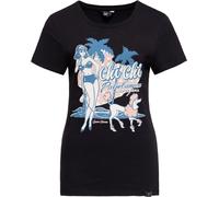 Queen Parafina Camiseta Caniche Chi Chi Beach Señoras Negro XL