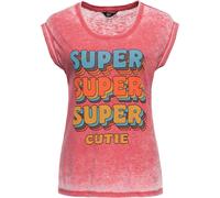 Queen Parafina Camiseta de mujer de lavado enzimático "Super Super" QKI41013 S