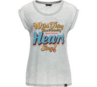 Queen Parafina Camiseta de mujer de lavado enzimático "Wild Thing" QKI41012 L