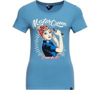 Queen Parafina Camiseta estampada para mujer "Motor Queen I Can Do It" QKI11002 3XL