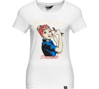 Queen Parafina Camiseta estampada para mujer "Motor Queen I Can Do It" QKI11002 3XL