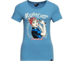 Queen Parafina Camiseta estampada para mujer "Motor Queen I Can Do It" QKI11002 XL