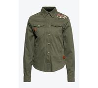 Queen Parafina exterior funcionalonshemd QKI110012 verde oliva XS